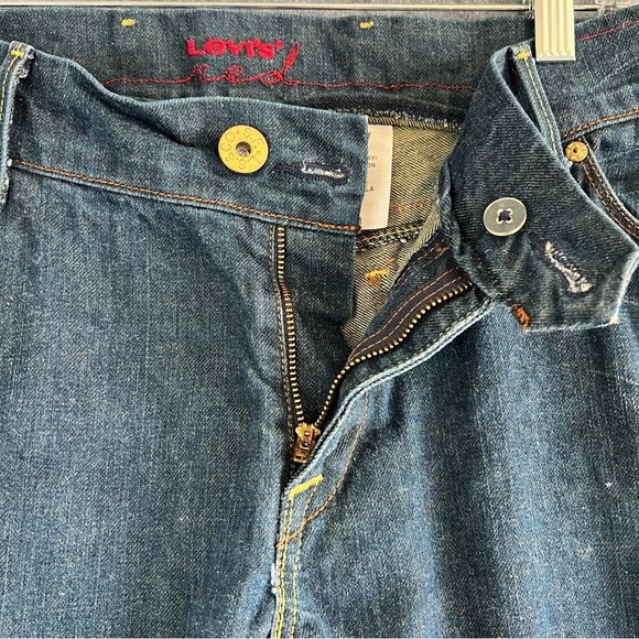 Rare LEVI'S RED COLLECTION (2005) 100% Cotton Denim Jeans Size 13M (33" waist) - Picture 10 of 15